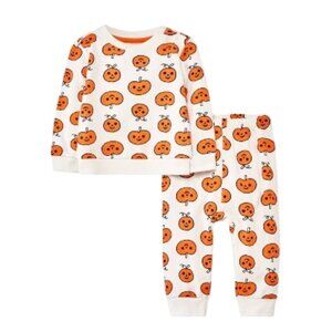 Halloween Pumpkin Top & Pants Set - Cat & Jack - Size: 0-3 Months
